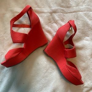 Bar lll Coral Pink Heels